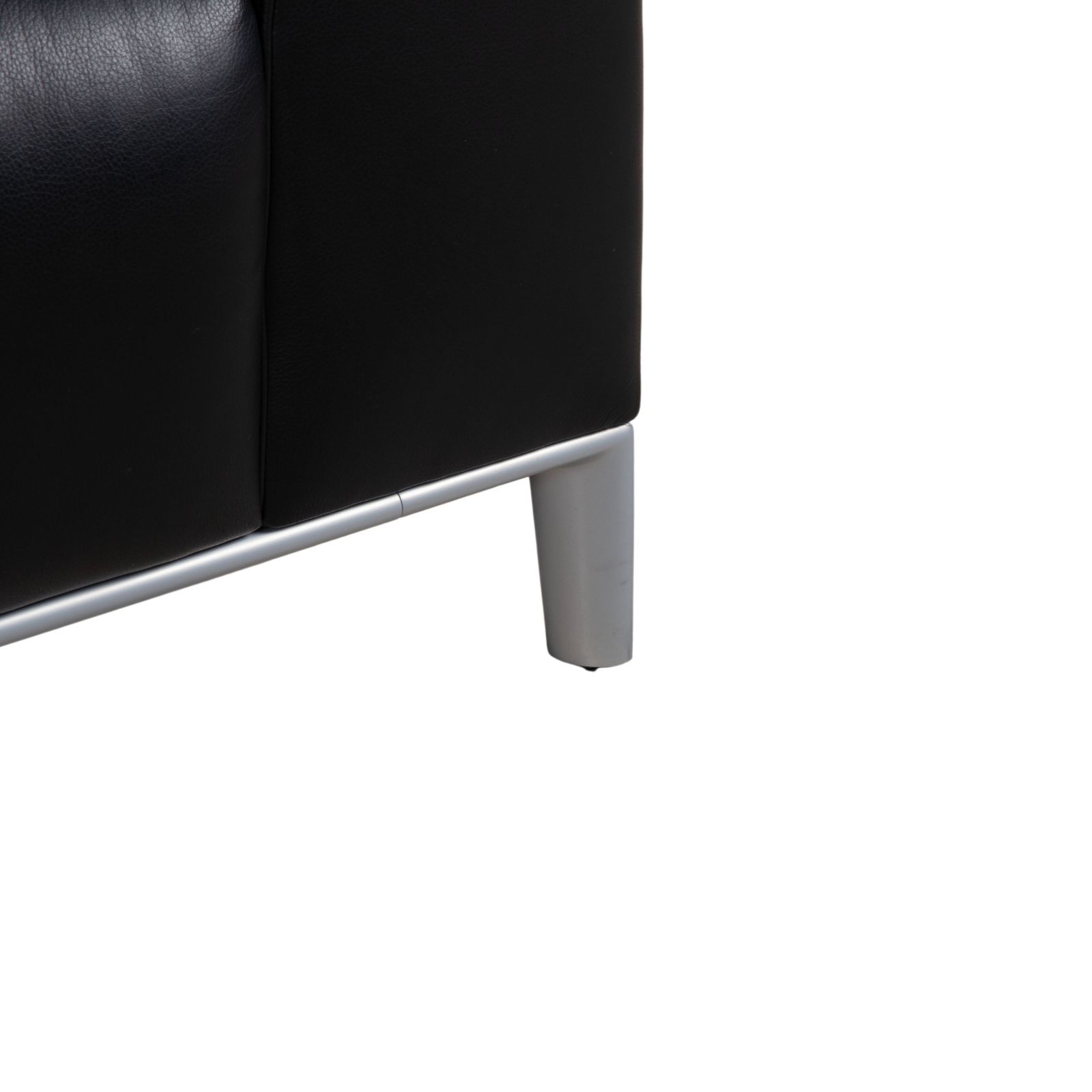 De Sede DS-276 Leather Two Seater Black Sofa photo for sale