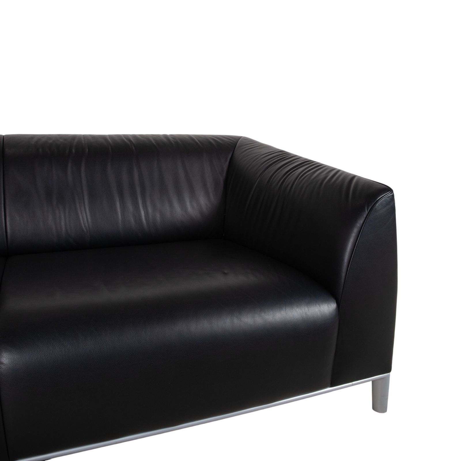 De Sede DS-276 Leather Two Seater Black Sofa photo Meubels