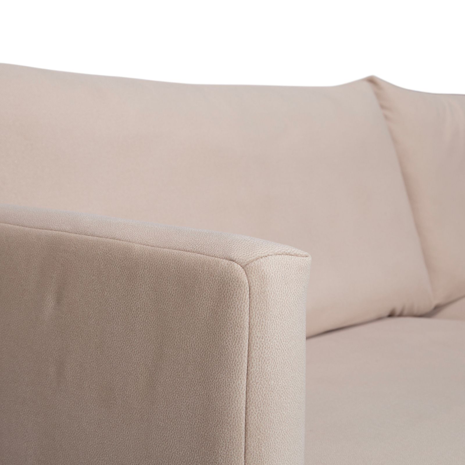 Freistil Rolf Benz 133 Fabric Three Seater Sofa, Beige, Cream, Sand, Reupholstered, Astera 318 photo for sale