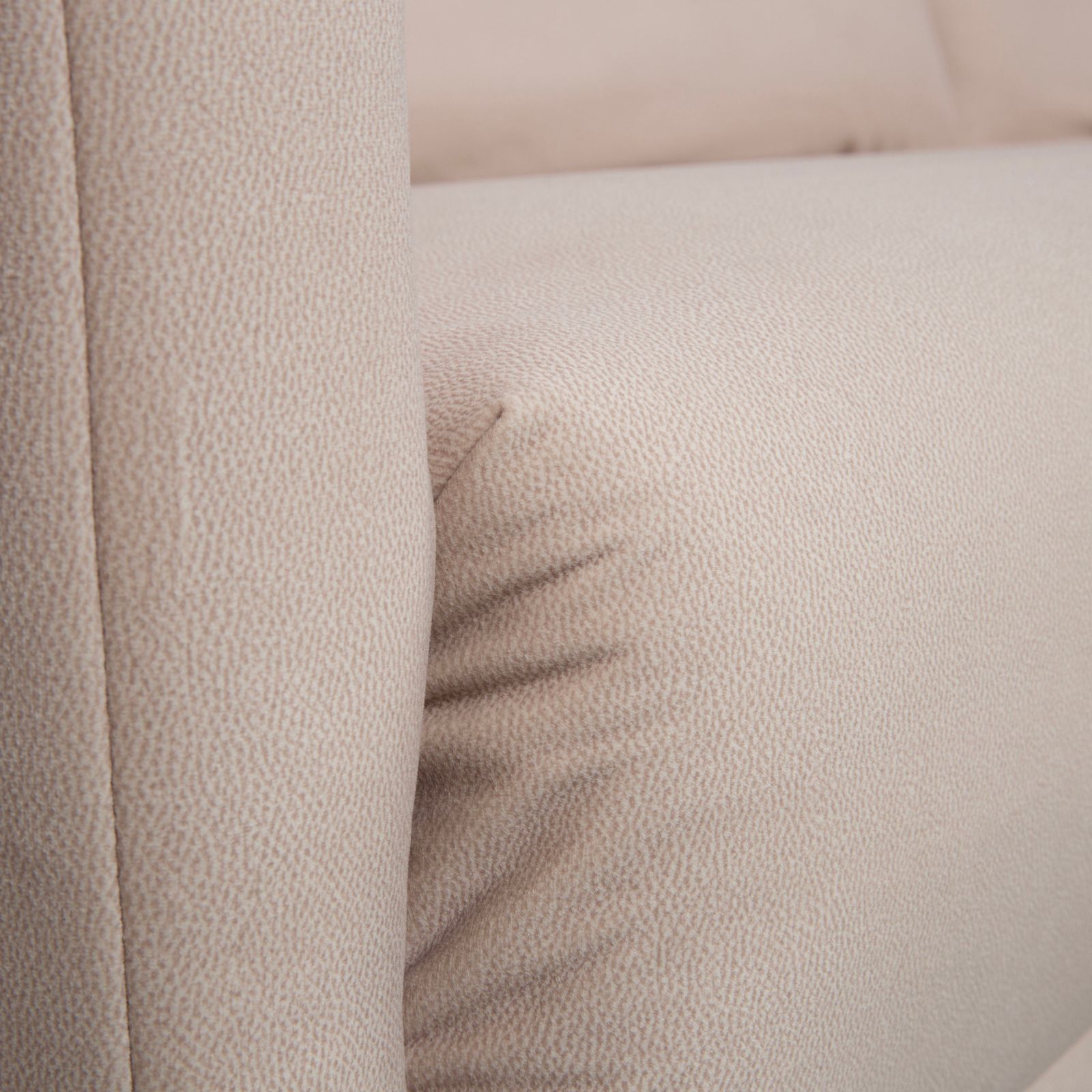 Freistil Rolf Benz 133 Fabric Three Seater Sofa, Beige, Cream, Sand, Reupholstered, Astera 318 photo 2123.0