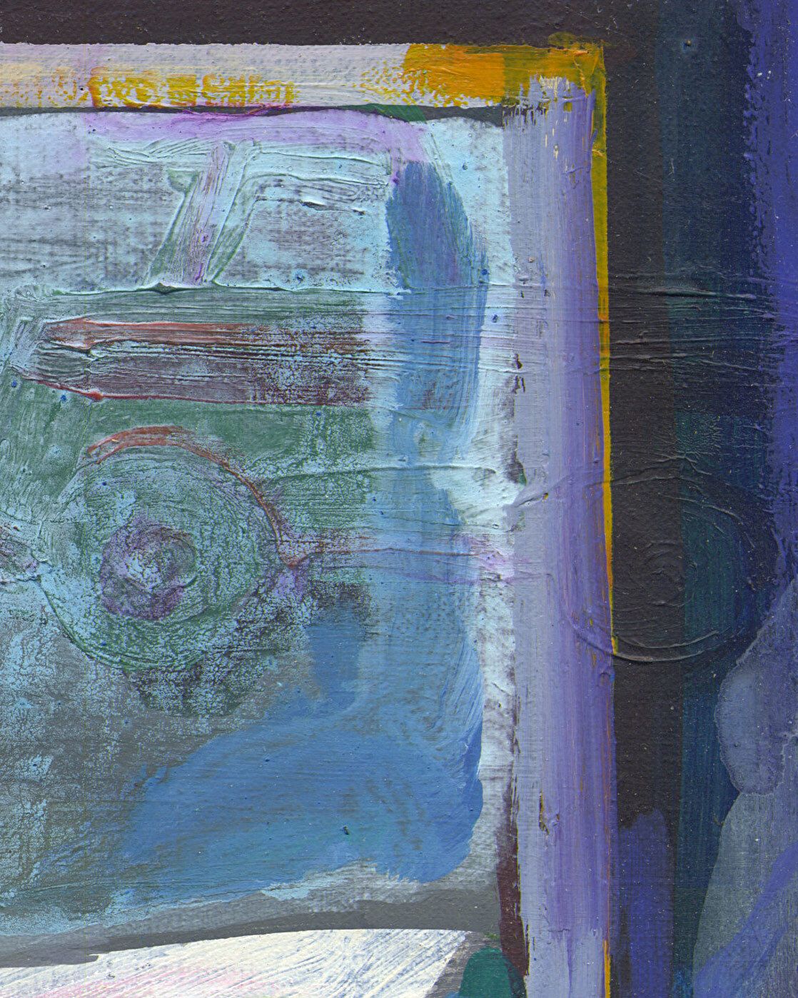 Charmant gesigneerd en ingelijst olieverfschilderij in magisch-realistische stijl photo for sale