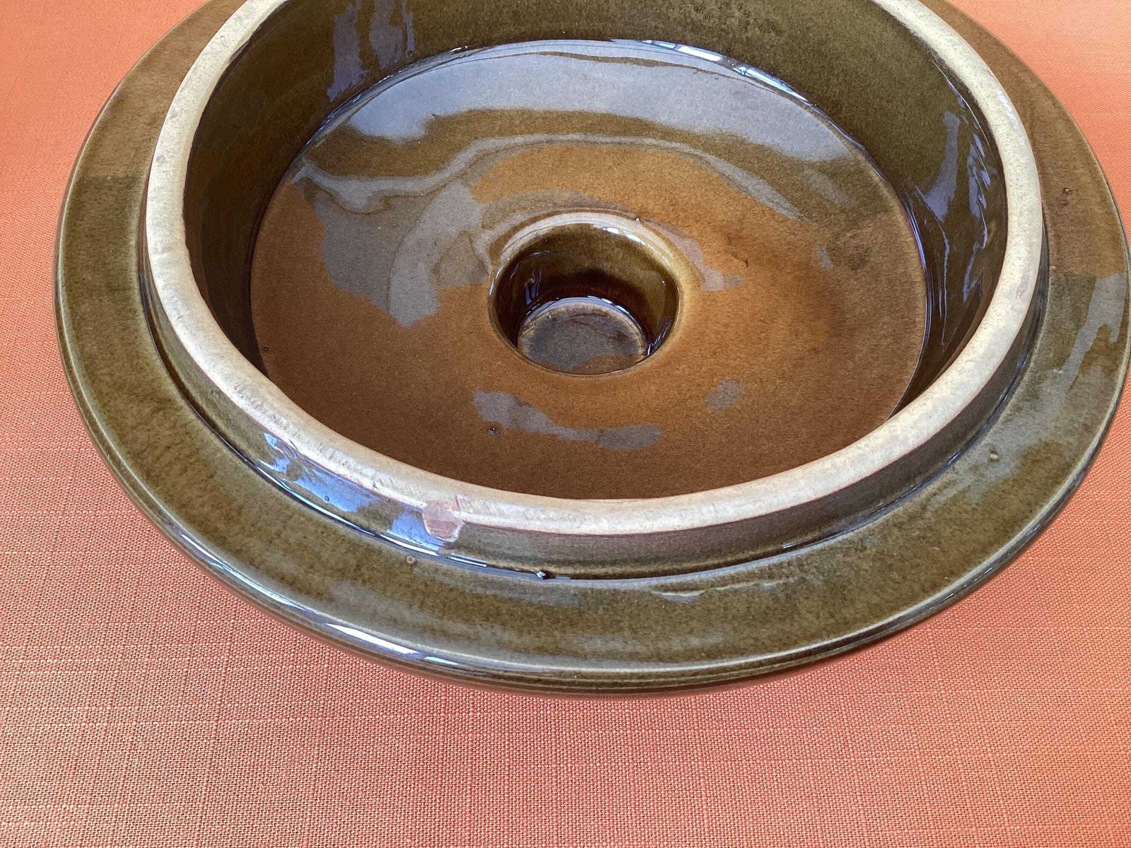 photo buy TG Green Granville broodpot uit de jaren 1970, traditionele aardewerken voorraadpot