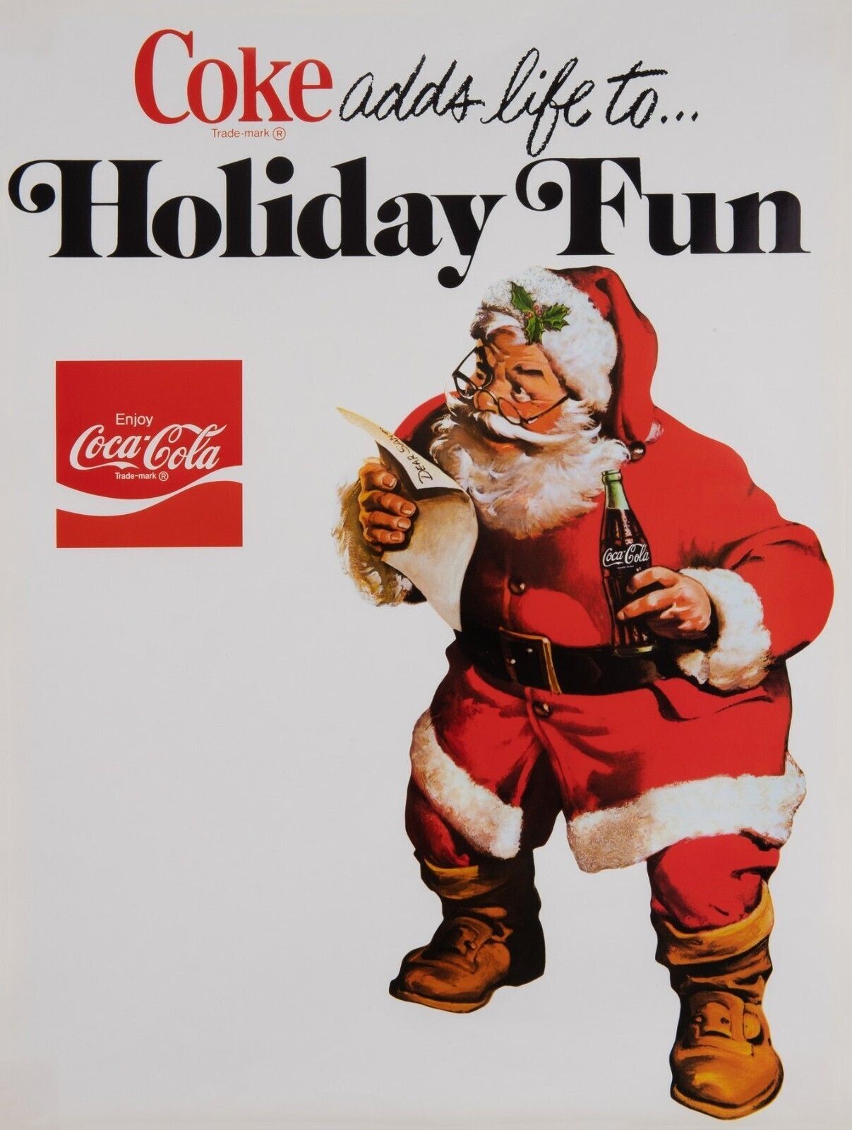 photo furniture Anonymous, 1980s   Holiday Fun   Original Vintage Poster 60 X 45 Cm
