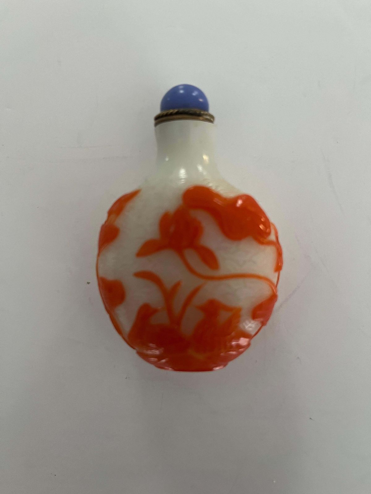 Chinese exporteren snuiffles in overlay cameo glas, fijn gesneden, ca. 1925 photo furniture