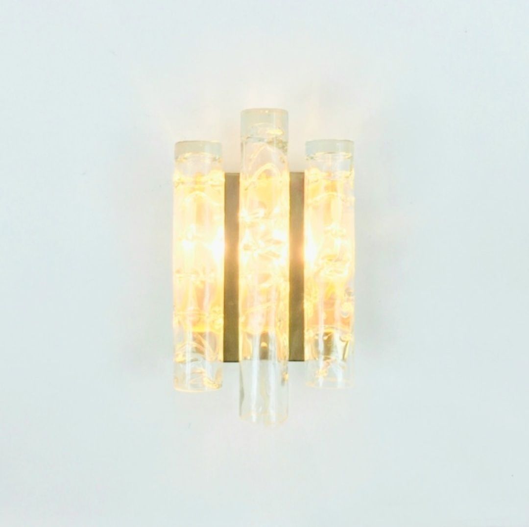 Large Mid Century Modern Murano Glass Wall Light From Doria, Germany, 1960s photo 320.0