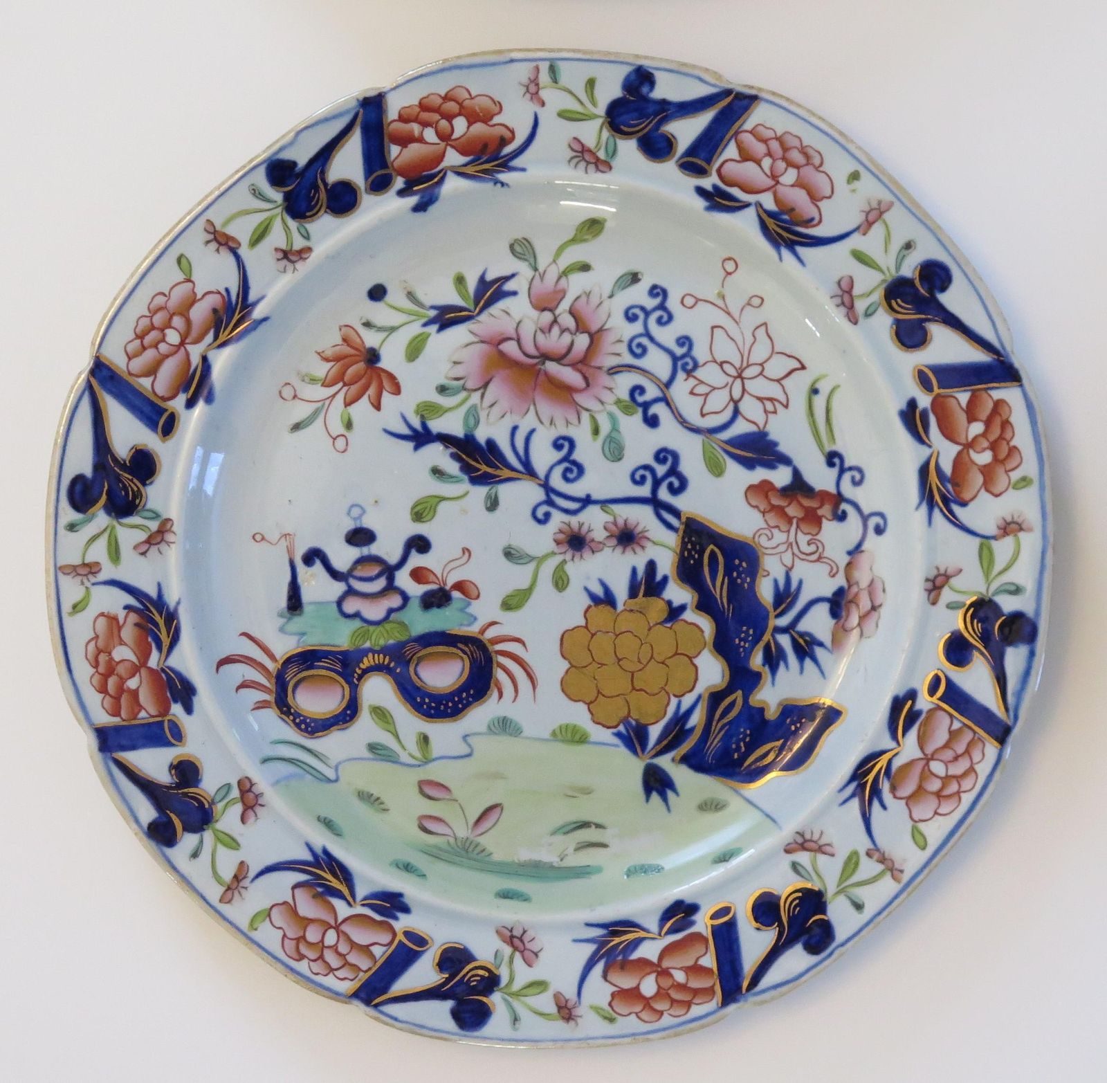 Home Decor Antique Harlequin Set Of Six Mason's Ironstone Dinner Plates, 1818. photo