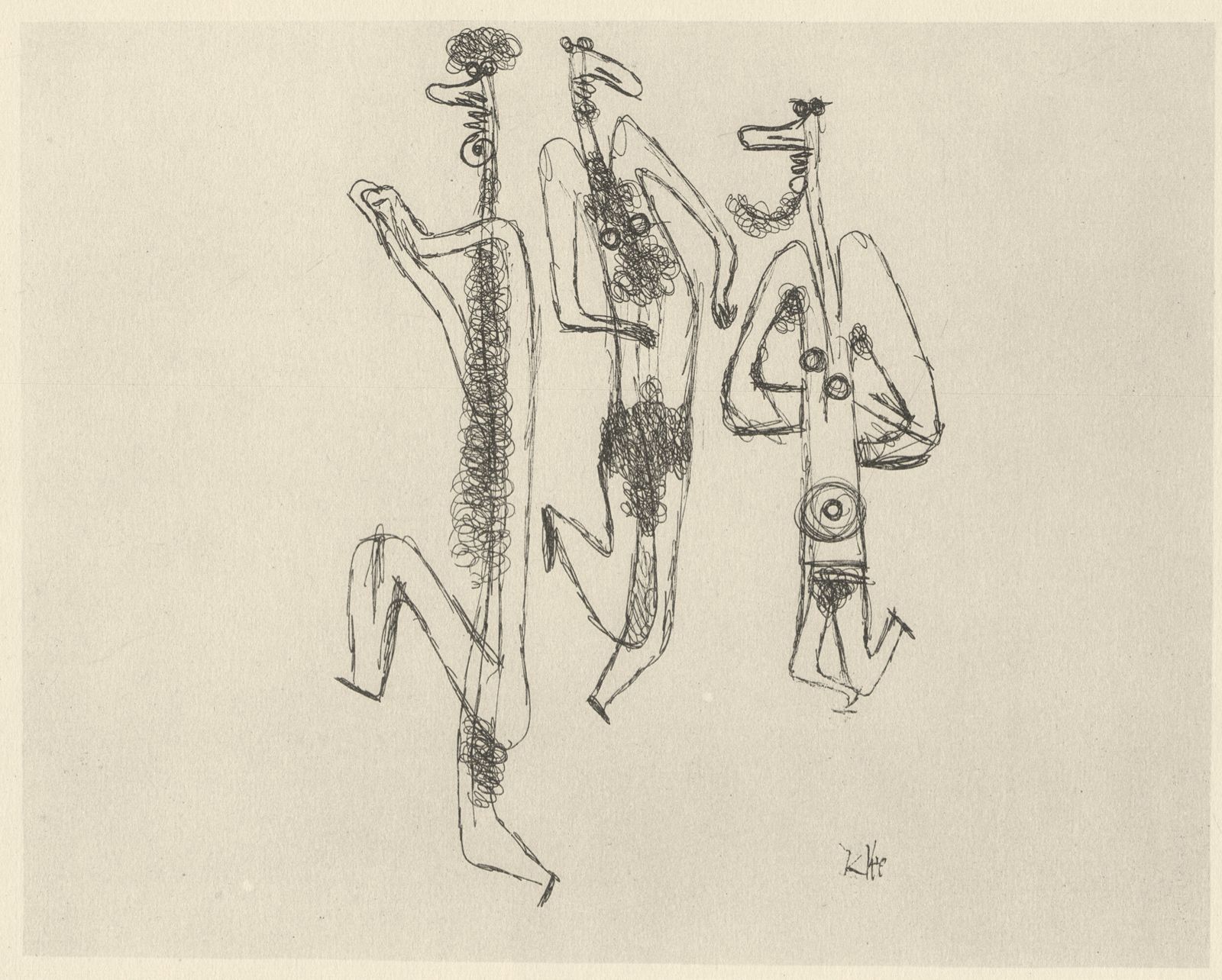 Fine Quality Limited Edition Gelatin Collotype Gravure Print, 1944, After Paul Klee photo furniture