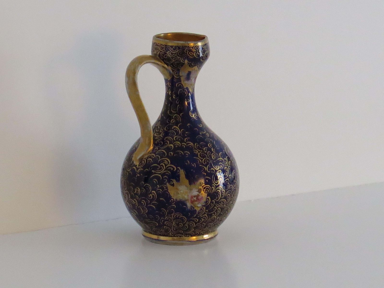 Mason's Ironstone kan, handgeschilderde rozenboeketjes, ca. 1813 1820 photo 330.0