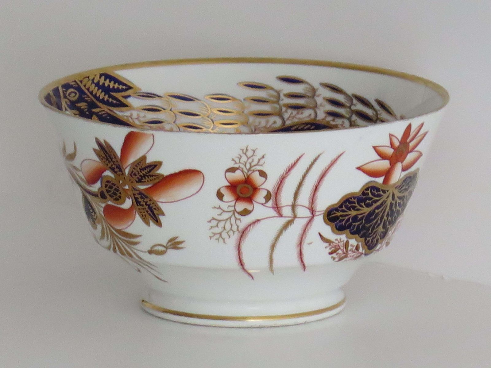 Home Decor George III Porcelain Slop Bowl By Josiah Spode, Gilded Japan Pattern 2214, 1810 photo