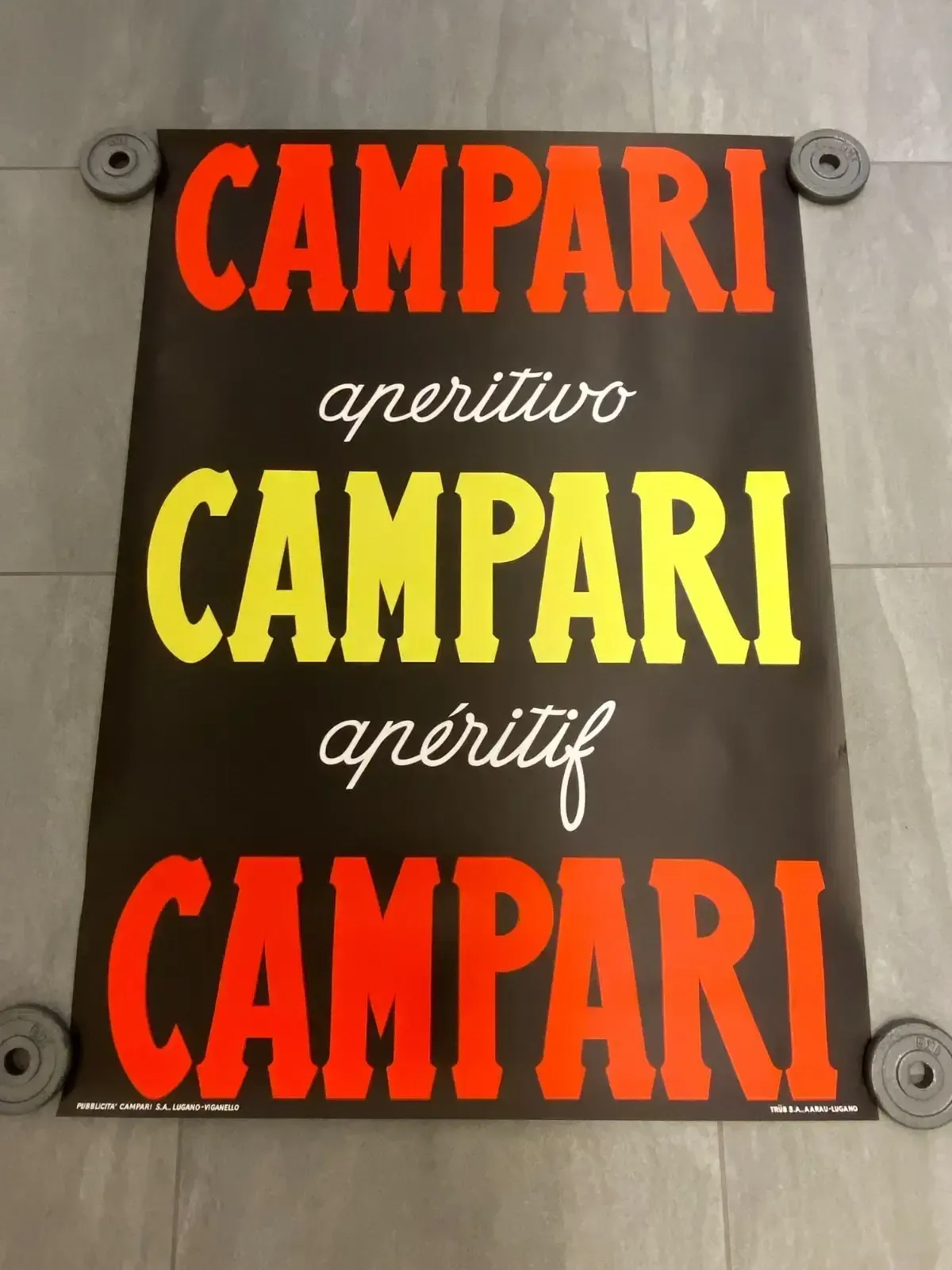 Anonymous, 1959  Campari Campari Campari  Original Vintage Affiche Cm 128 X 90 photo for sale
