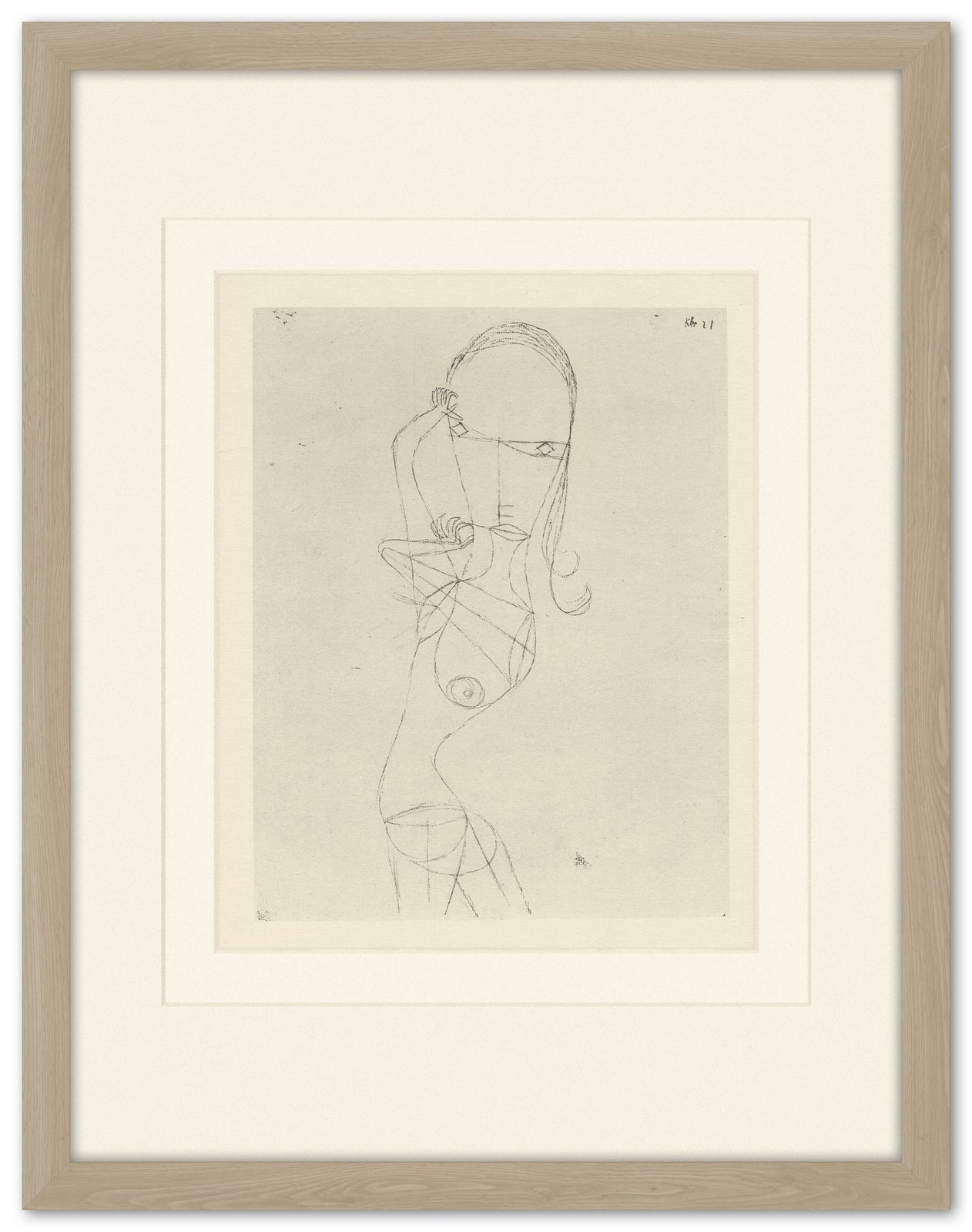 Fine Quality Limited Edition Gelatin Collotype Gravure Print 1944 After Paul Klee