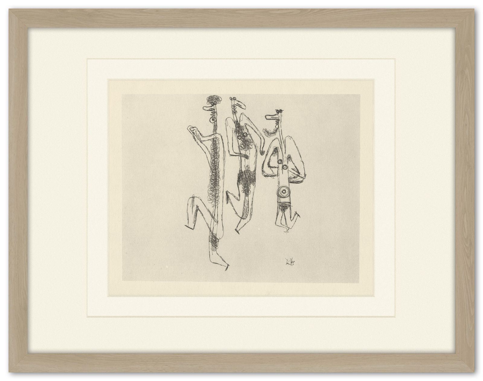 Fine Quality Limited Edition Gelatin Collotype Gravure Print, 1944, naar Paul Klee