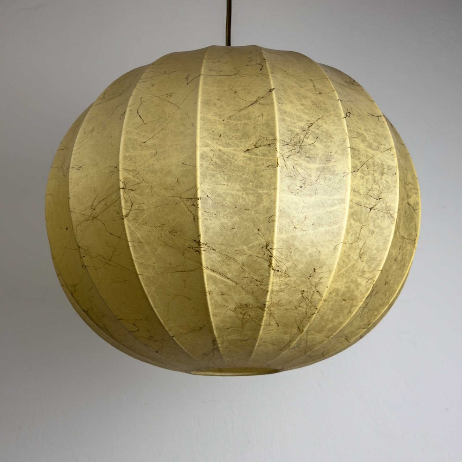 Verlichting Cocoon Hanglamp van Friedel Wauer voor Goldkant Leuchten, Duitsland ca. jaren 1960 photo