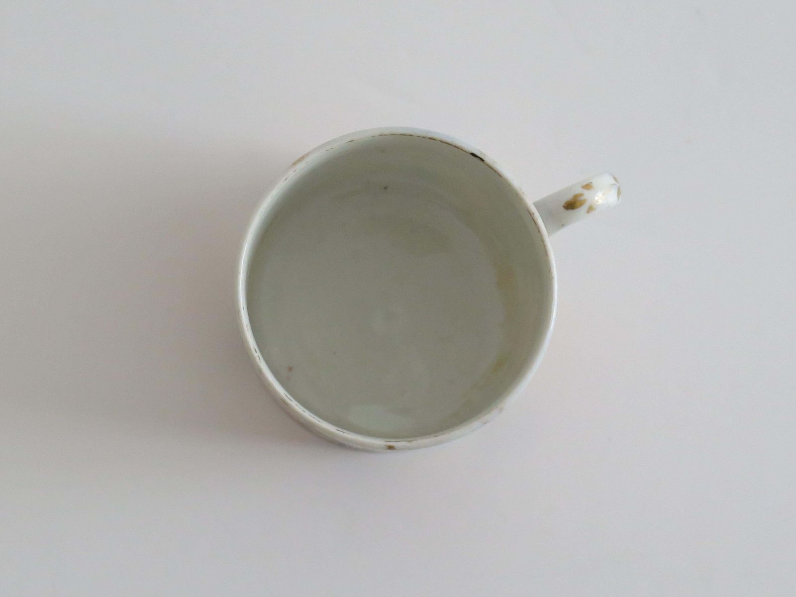 photo buy Georgian Coalport Porcelain Coffee Can, Hand Painted, Circa 1810