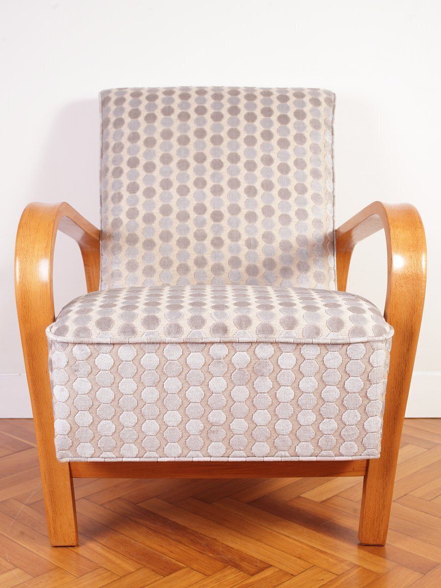 Mid Century Lounge Chair van Karel Kozelka en Antonin Kropacek voor Interier Praha, jaren 1950 photo vintage