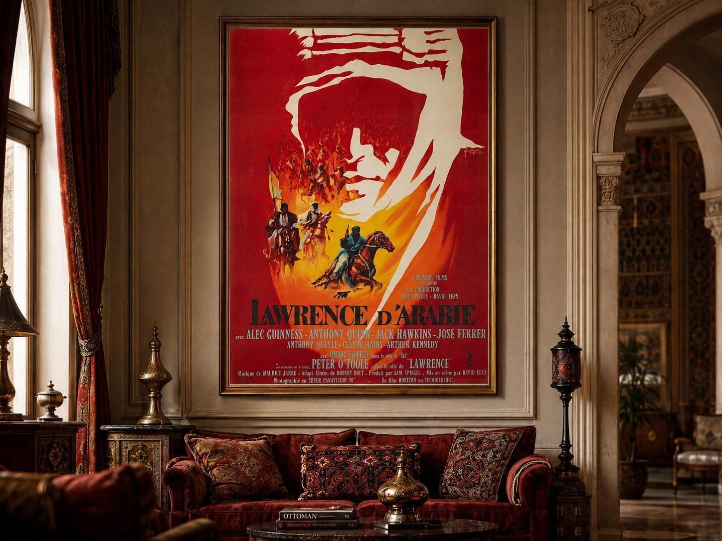 Lawrence Of Arabia 1962 French Grande Style B Film Poster, Georges Kerfyser. photo furniture