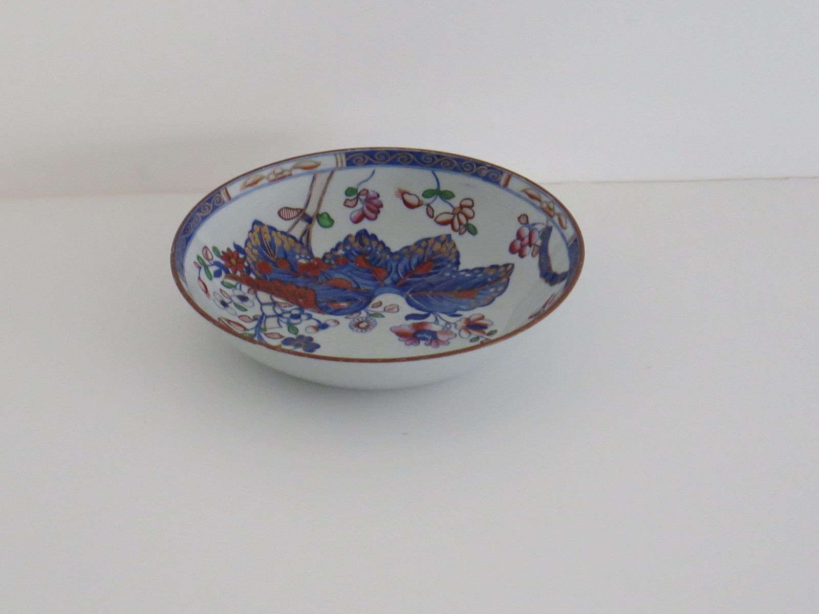 Spode Ironstone China Dish, Tobacco Leaf Pattern No. 2061, ca. 1820 photo Woonaccessoires
