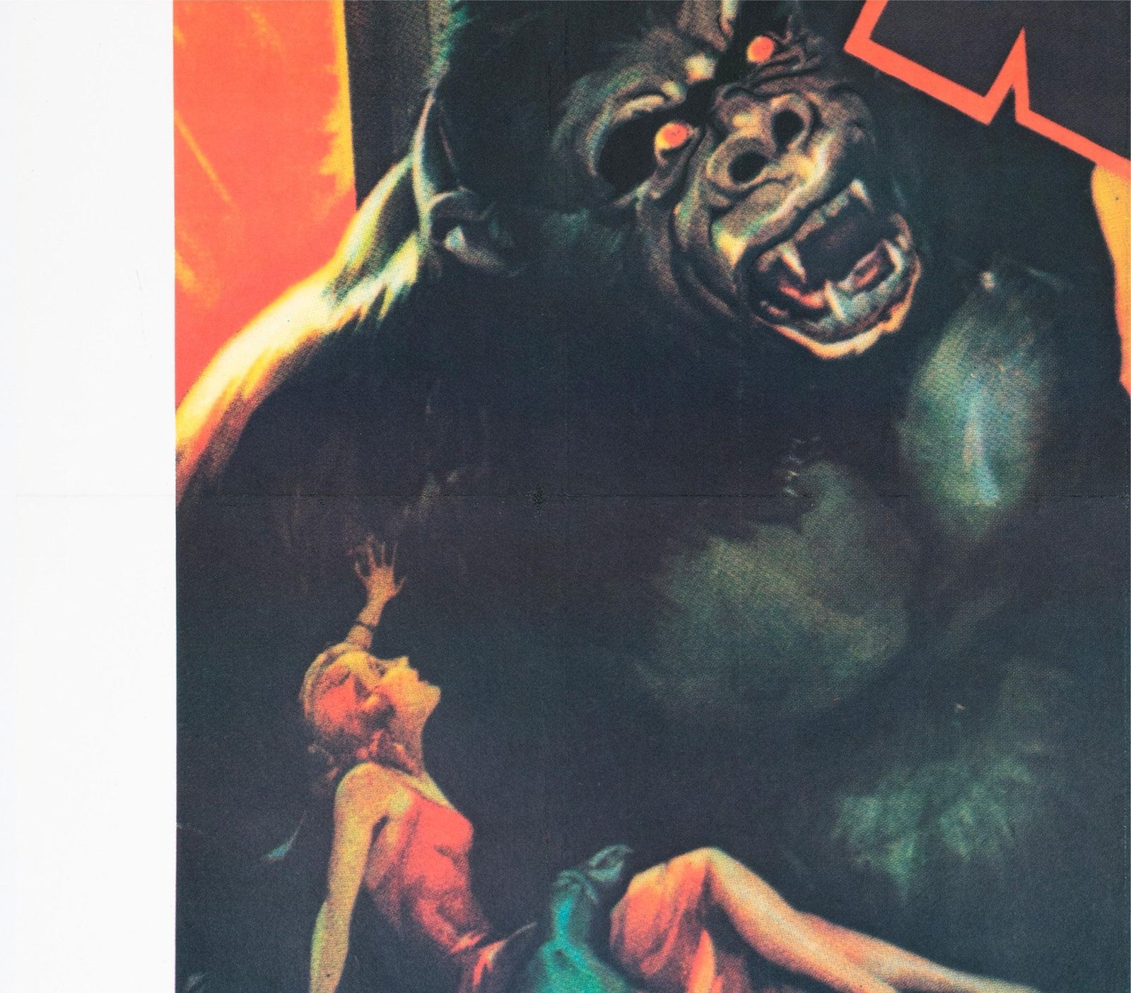 King Kong, jaren 1970, Franse Grande filmaffiche. photo 1989.0