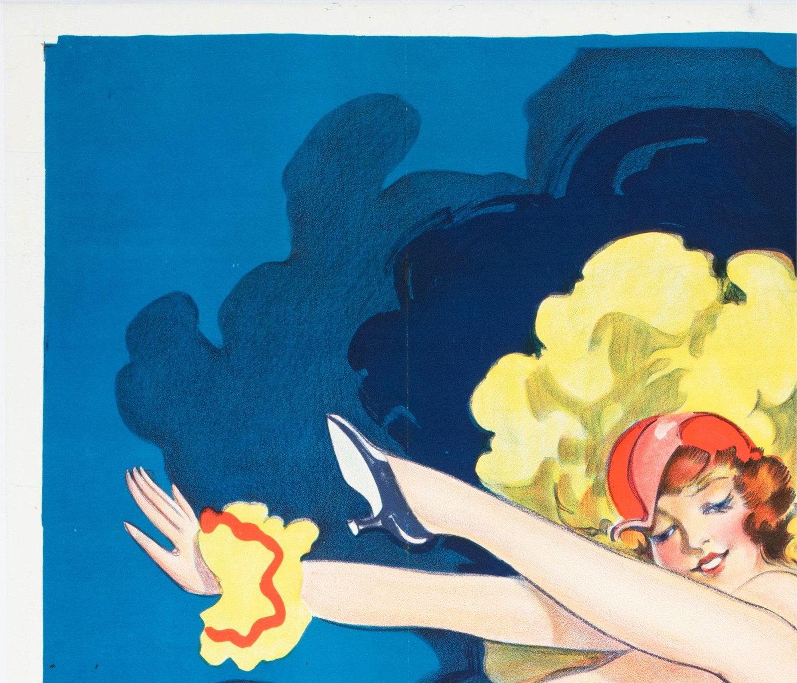 Burlesque Showgirls C1930 American Theatre Advertising Poster. photo for sale