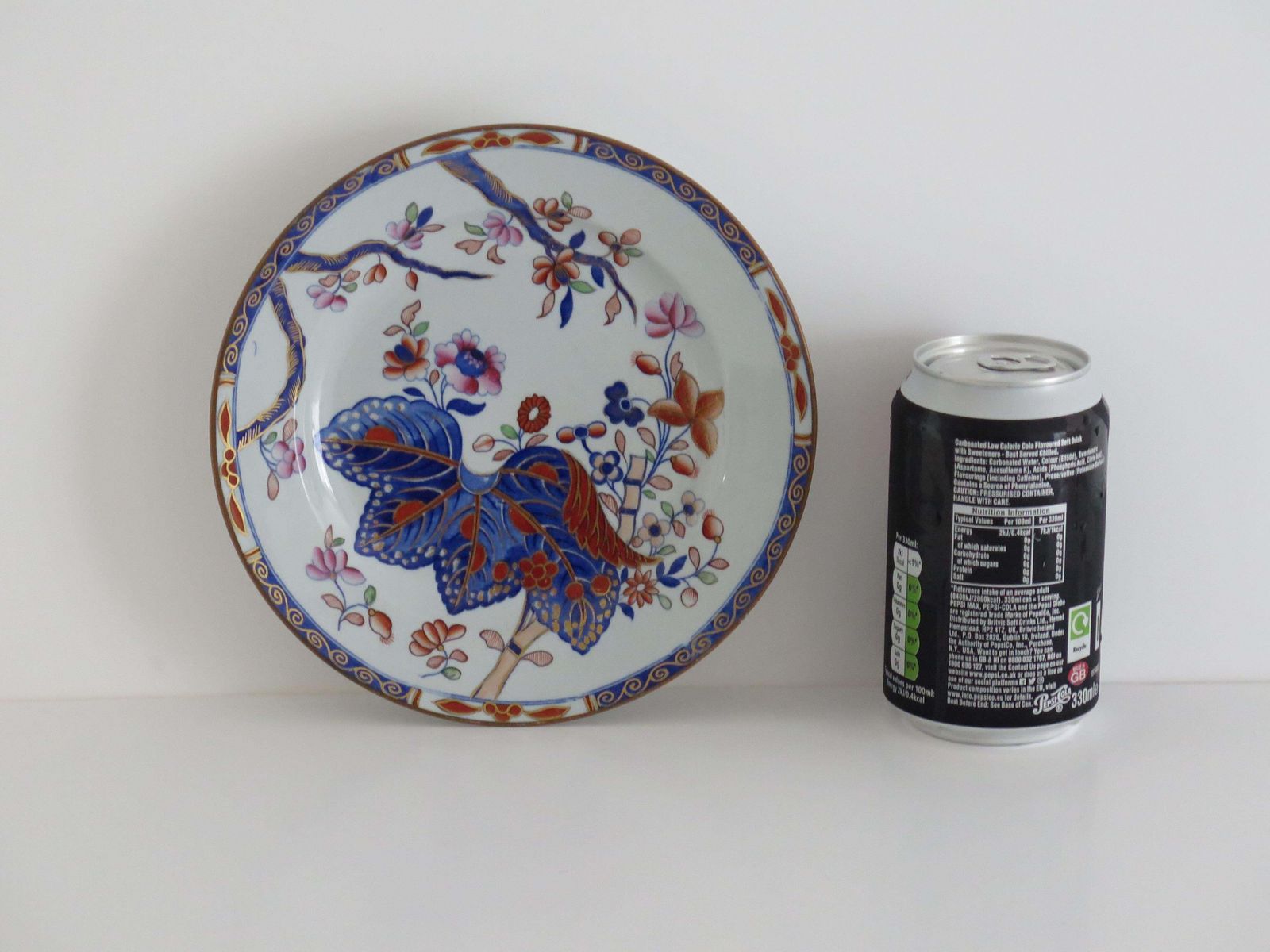 photo buy Spode Ironstone diep woestijnbord, Tobacco Leaf-patroon, ca. 1820