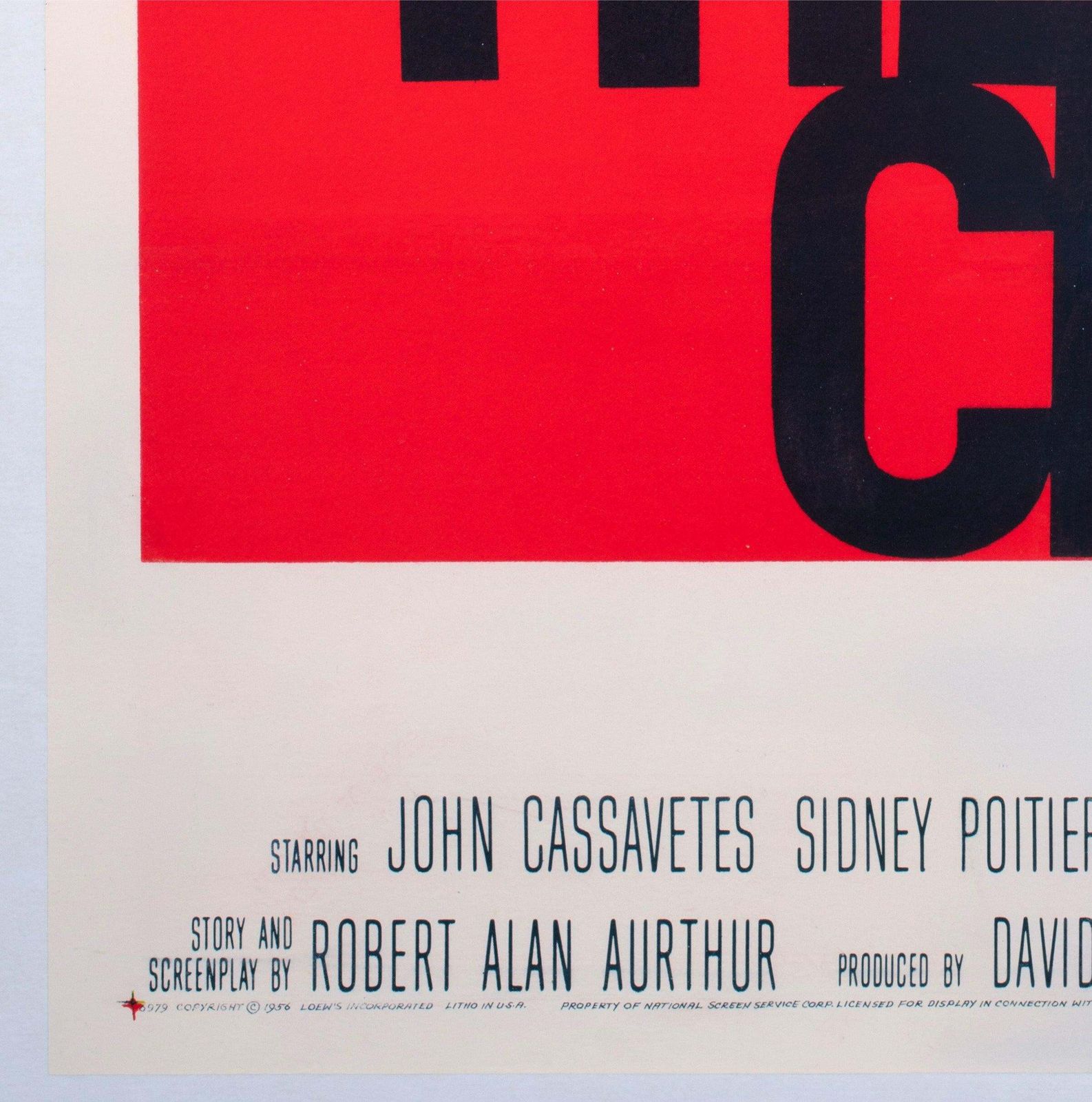 Edge Of The City 1957 Us 1 Sheet Film Poster, Saul Bass. photo buy