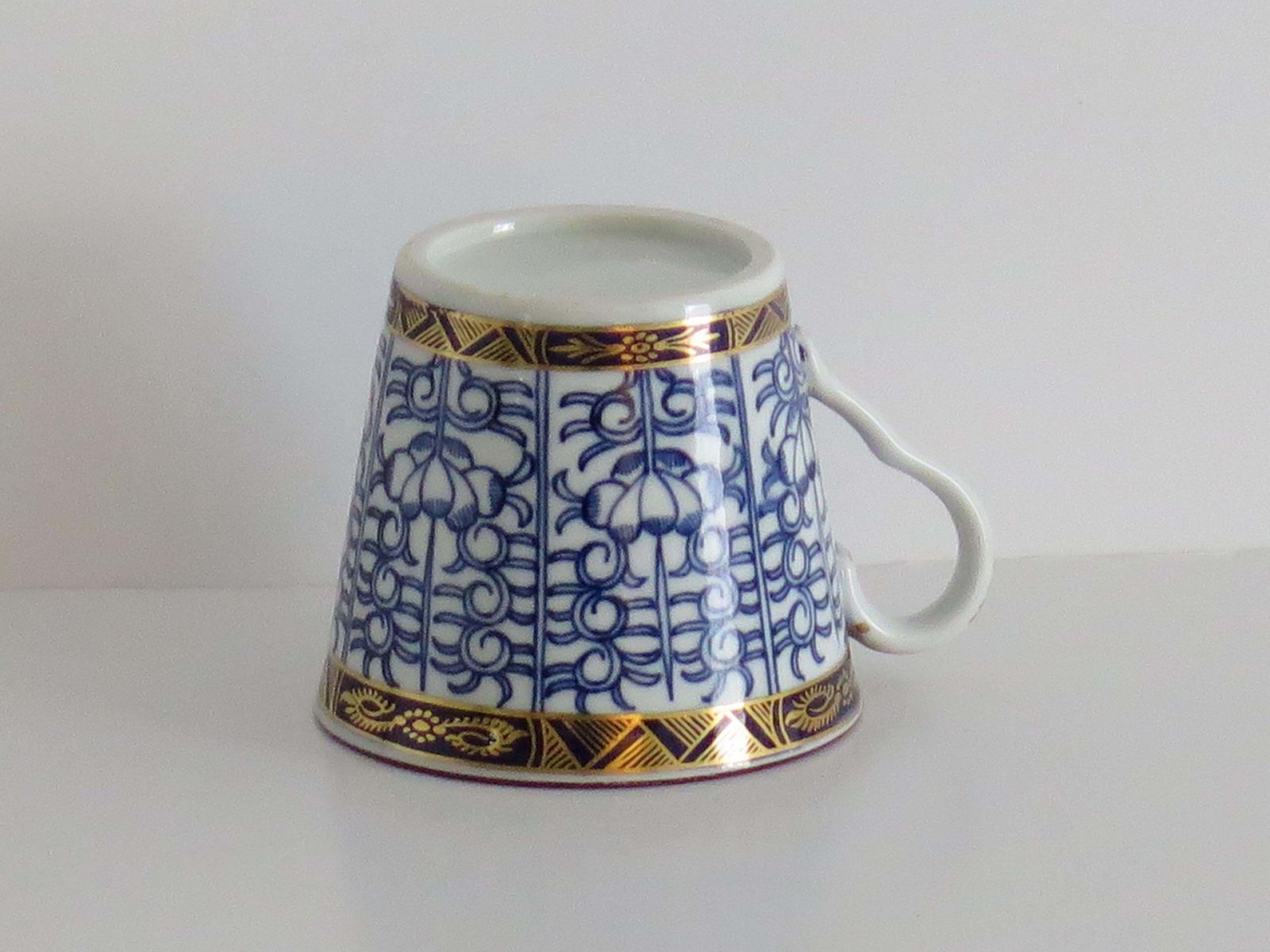 photo for sale Worcester Barr Period Coffee Cup, Royal Lily Pattern, ca. 1800