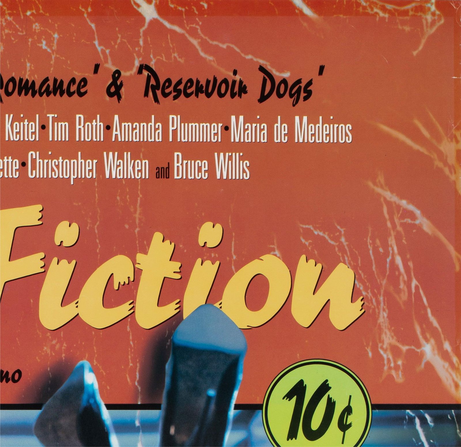 Pulp Fiction 1994 Us 1 Sheet Advance Lucky Strike filmposter. photo Kunst