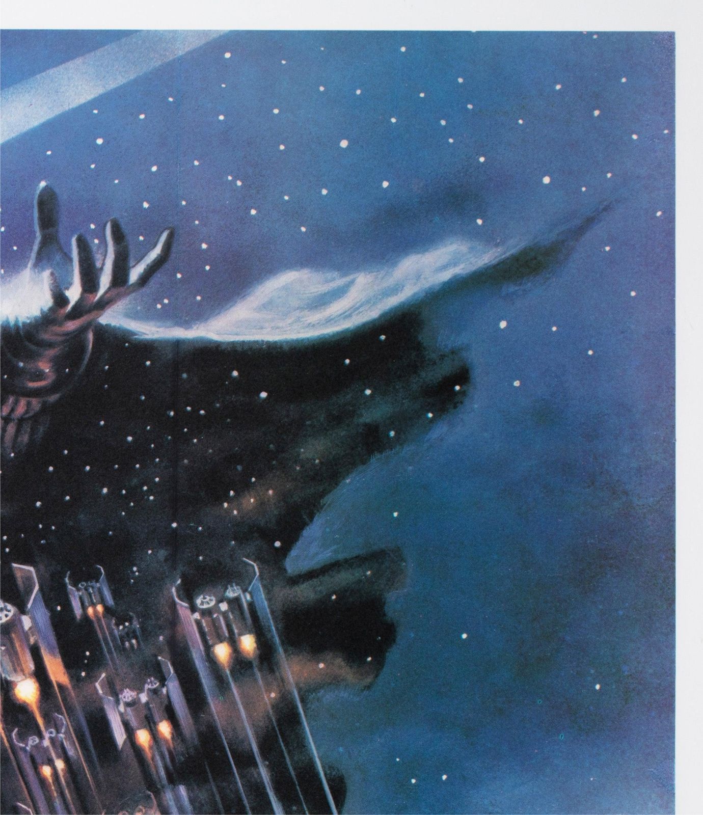 The Empire Strikes Back 1980 Uk Quad Black Title Style, Tom Jung Film Poster. photo 2188.0