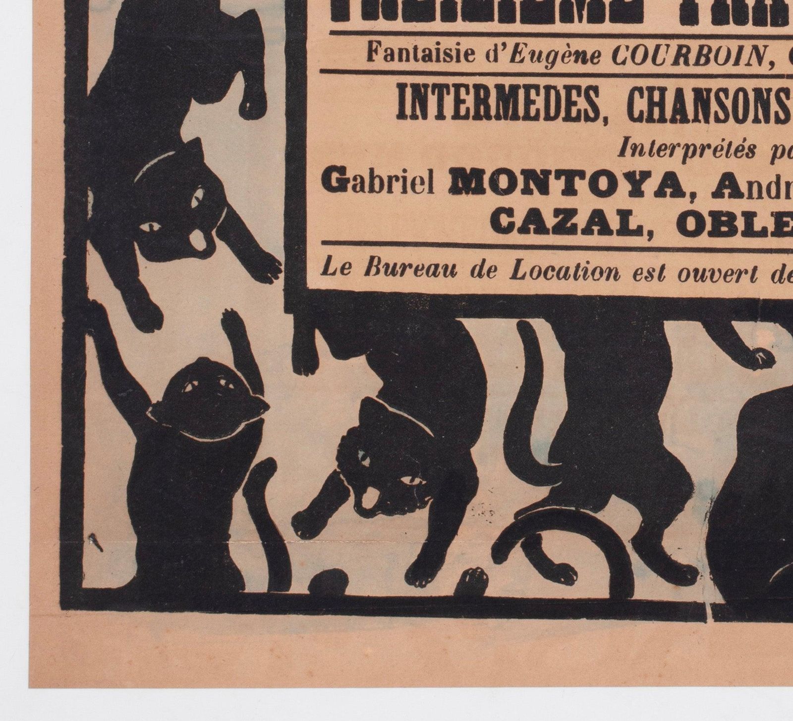 Chat Noir 1896 Franse Theateraffiche, Henri Riviere. photo buy
