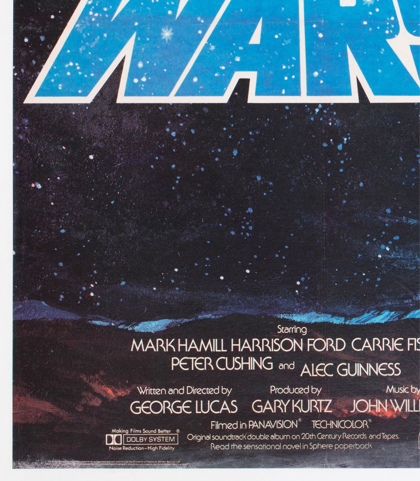 Star Wars 1977 Uk Quad Filmposter, Greg And Tim Hildebrandt. photo vinterior