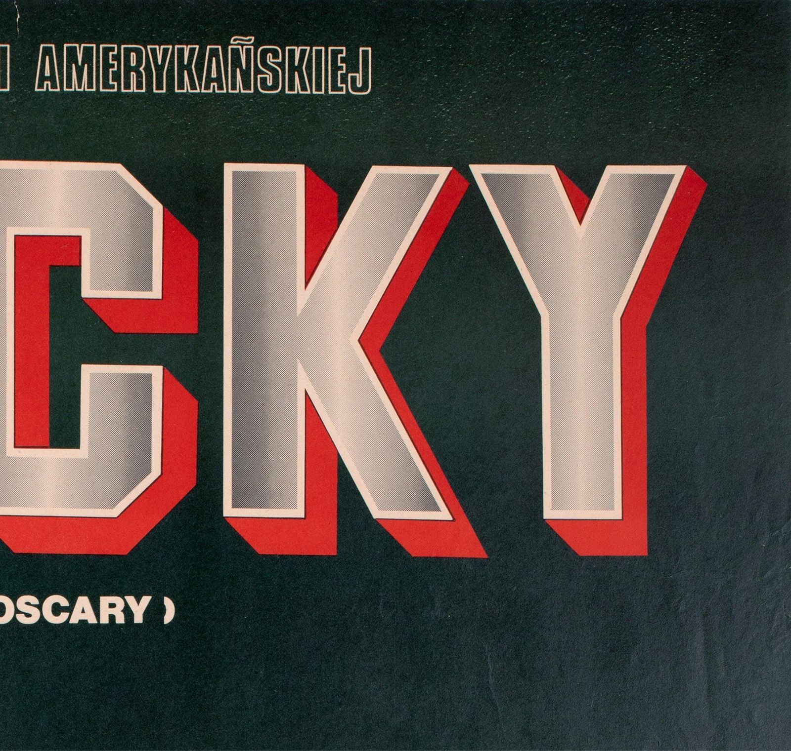 Rocky 1978 Poolse B1 filmaffiche, Edward Lutczyn. photo Kunst