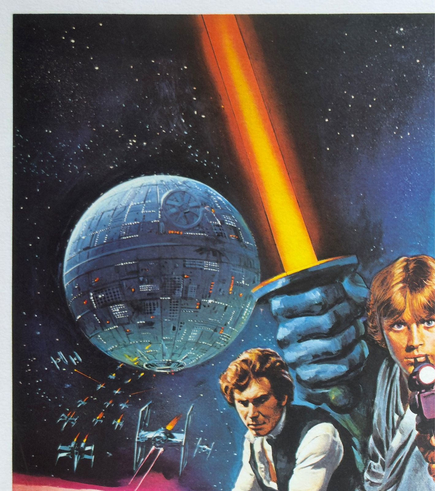 Star Wars 1977 Uk Quad Style C Oscars Film Poster, Tom Chantrell. photo for sale