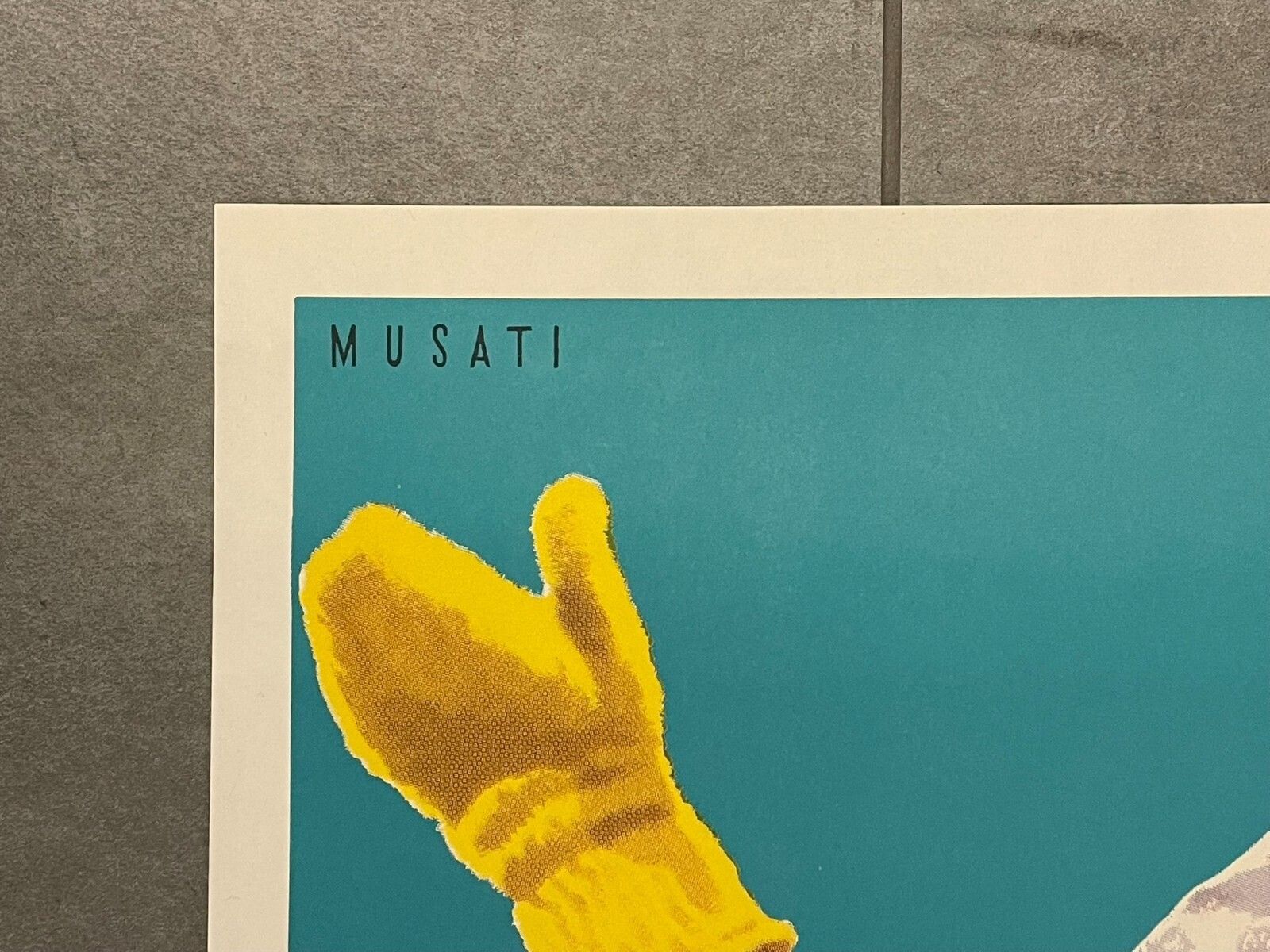 Arnaldo Musati, vers 1980, Valle d'Aosta, affiche vintage d'époque, 98,5 x 68,5 cm photo Art