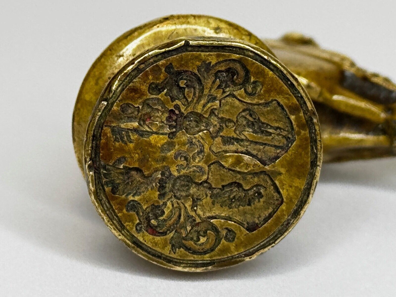 Georgian Horse Head Armorial Desk Seal C.1770–1800 Scottish Interest photo vintage