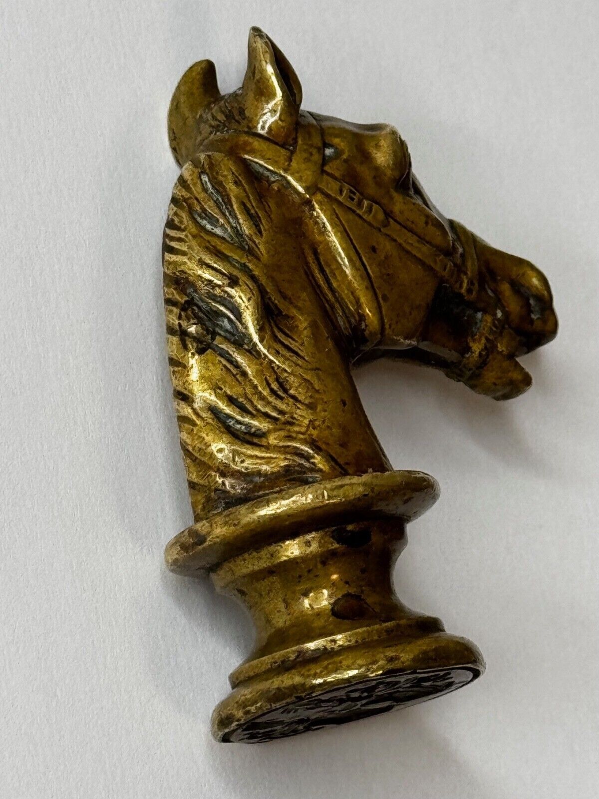 photo buy Georgian Horse Head Armorial Desk Seal C.1770–1800 Scottish Interest