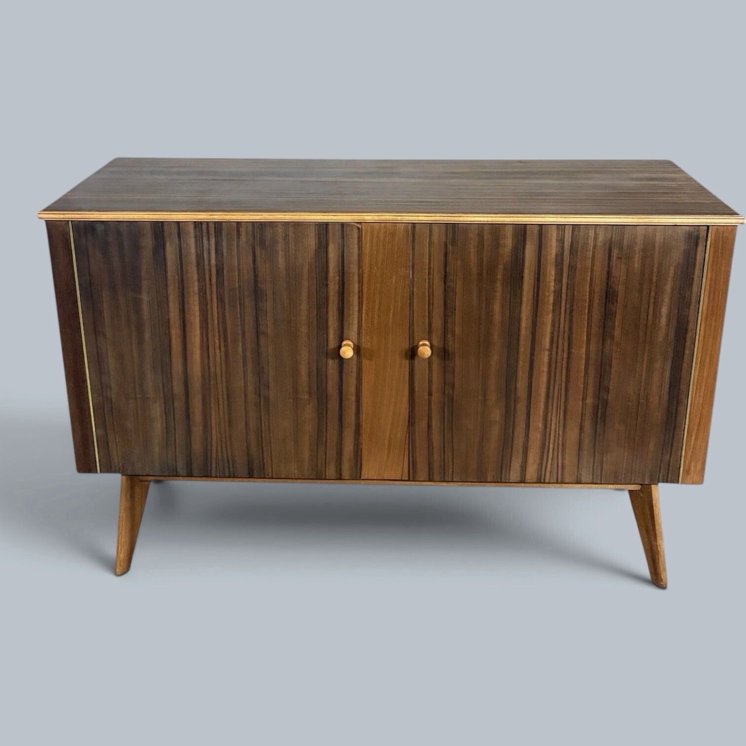 Morris Of Glasgow Mid Century Vintage Walnut & Teak Sideboard photo buy