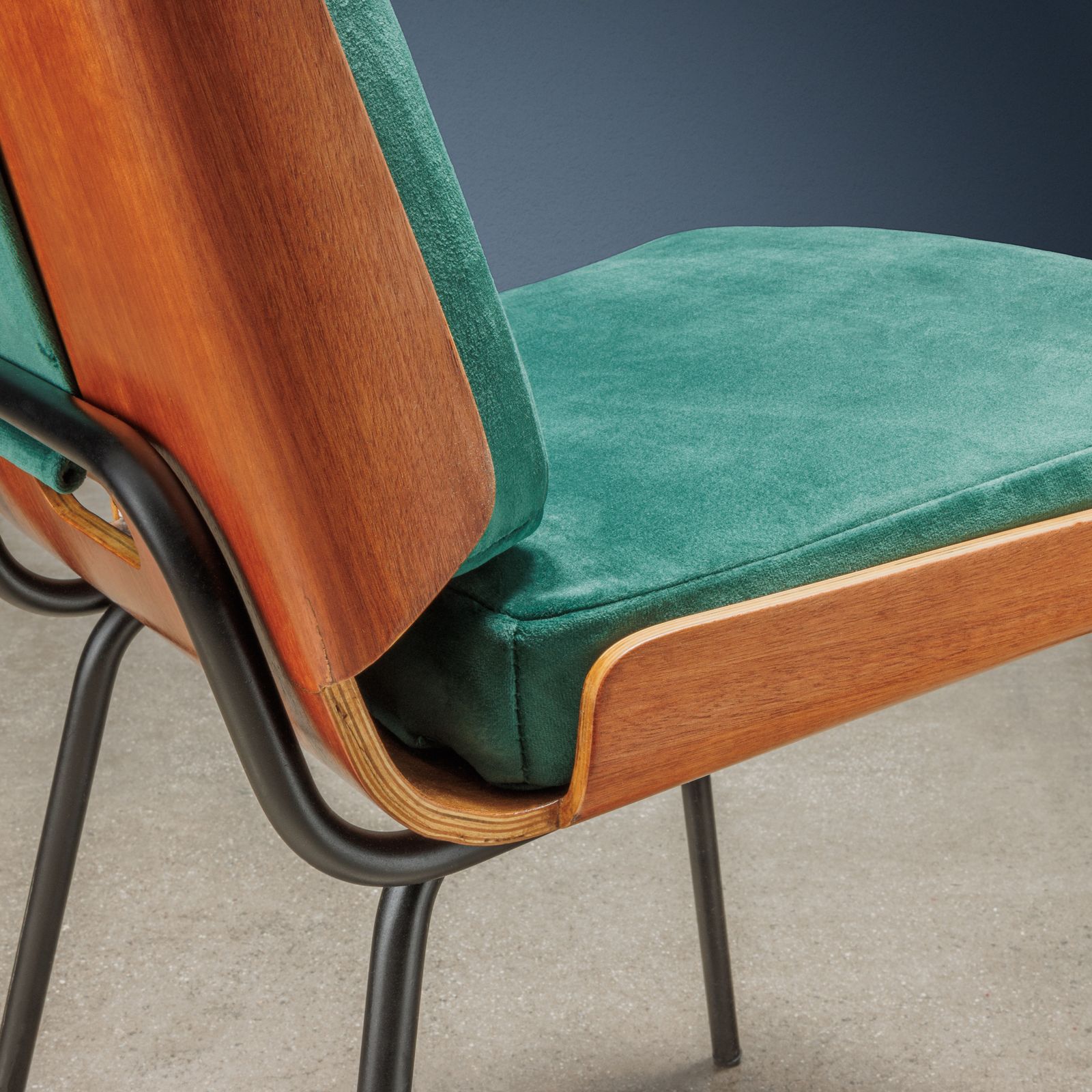 Lucania Chair Made By G. De Carlo For Arflex Italy 1950s photo vinterior