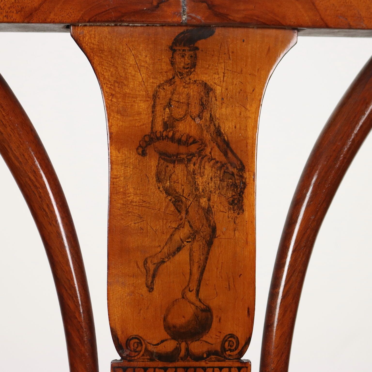 Paar Empire Walnoten Stoelen   Oostenrijk, Begin 19e Eeuw photo 600.0