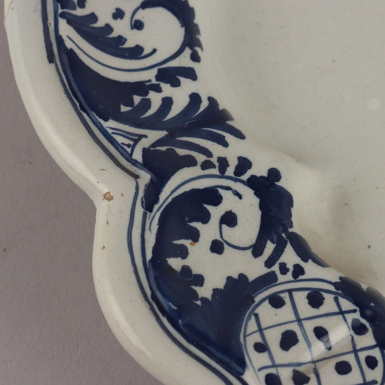 Antiek Ovaal Dienblad Majolica Decoraties Italië XVIII Eeuw photo 470.0