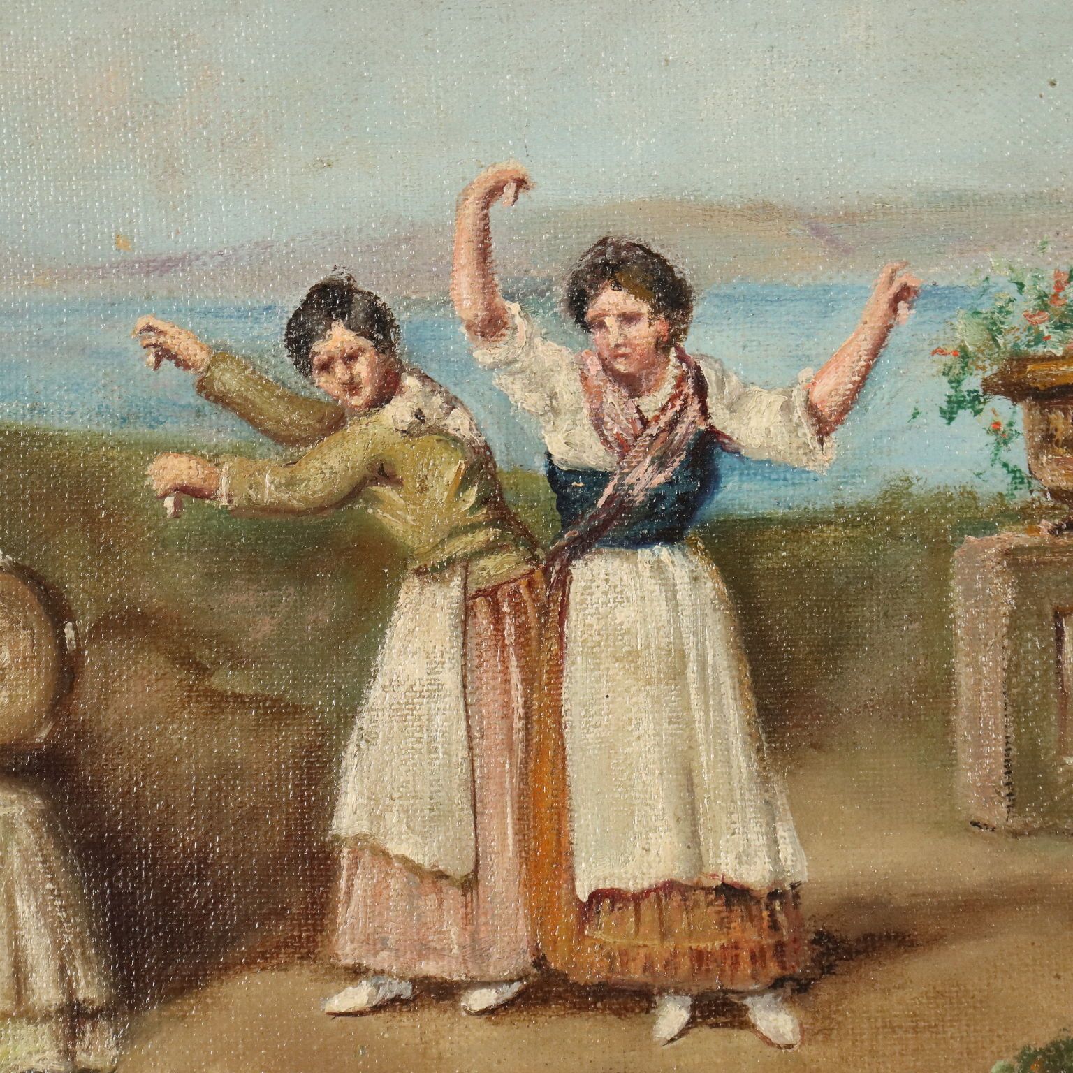 Schilderij, The Neapolitan Tarantella photo Kunst