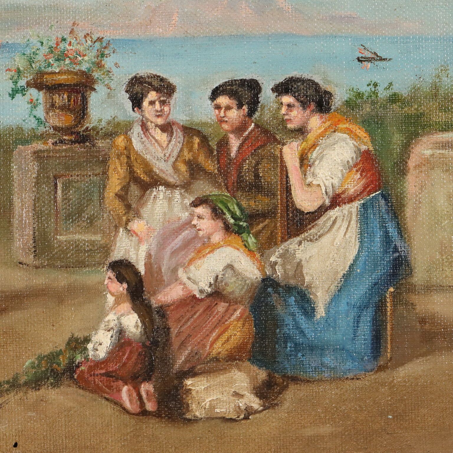 Schilderij, The Neapolitan Tarantella photo vinterior