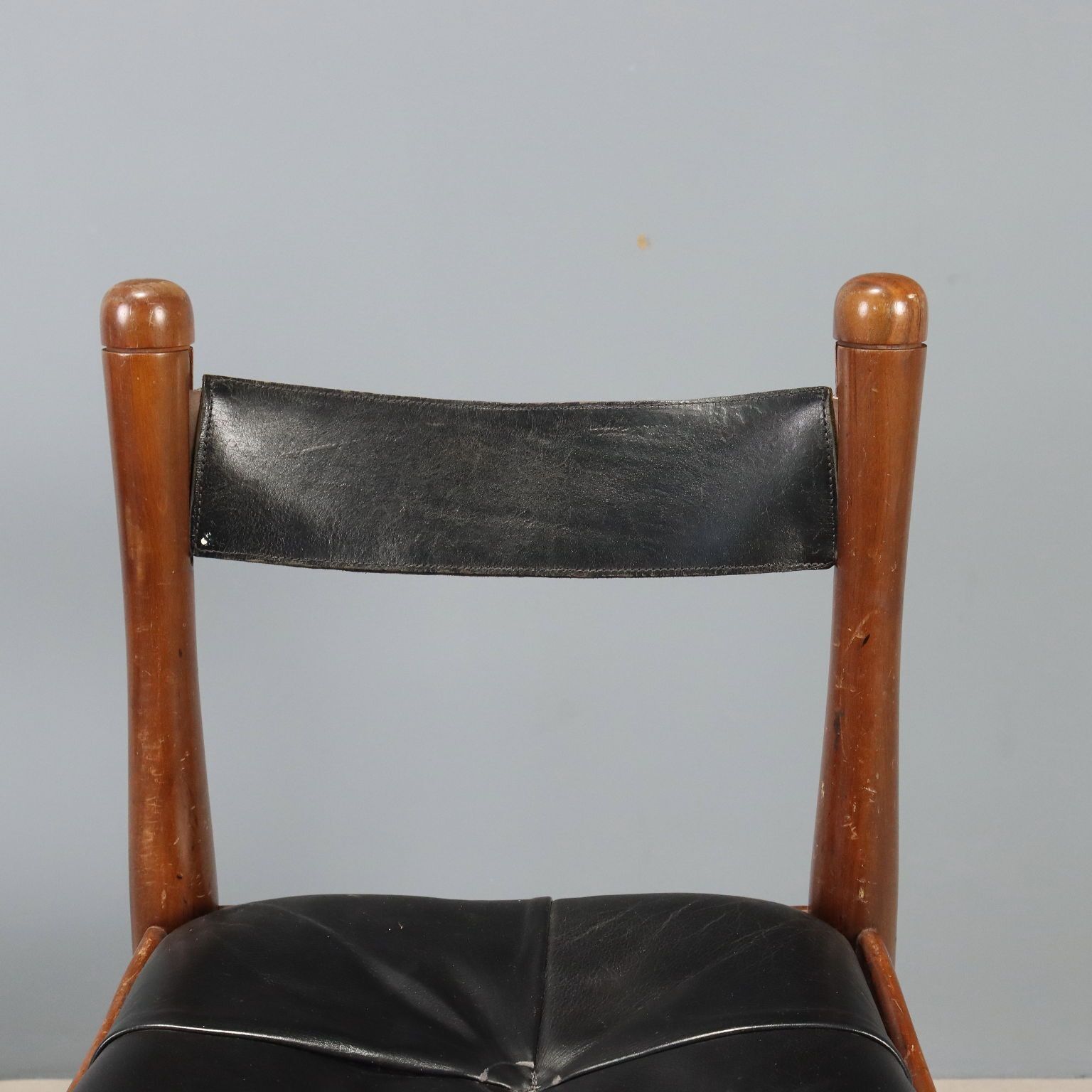 Zes stoelen uit de jaren 1970 van Silvio Coppola voor Bernini photo vinterior