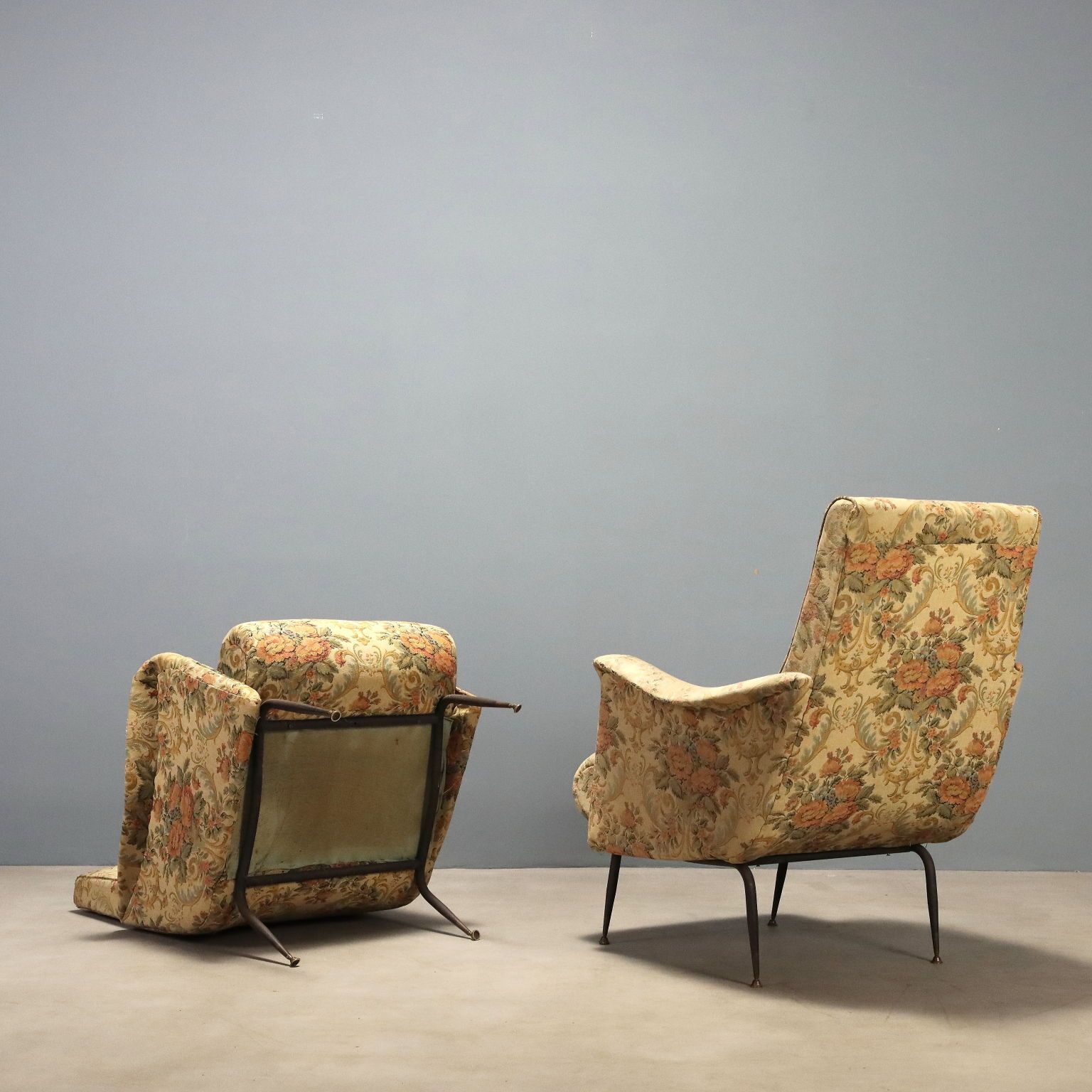 photo for sale Vintage fauteuils jaren 1950-60, te renoveren