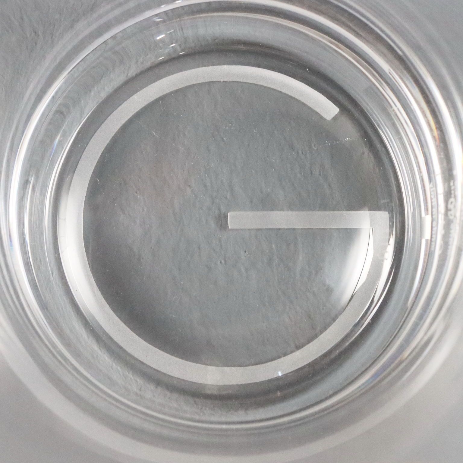 Vintage Gucci Glazen Transparant Glas Italië 20e Eeuw photo 180.0