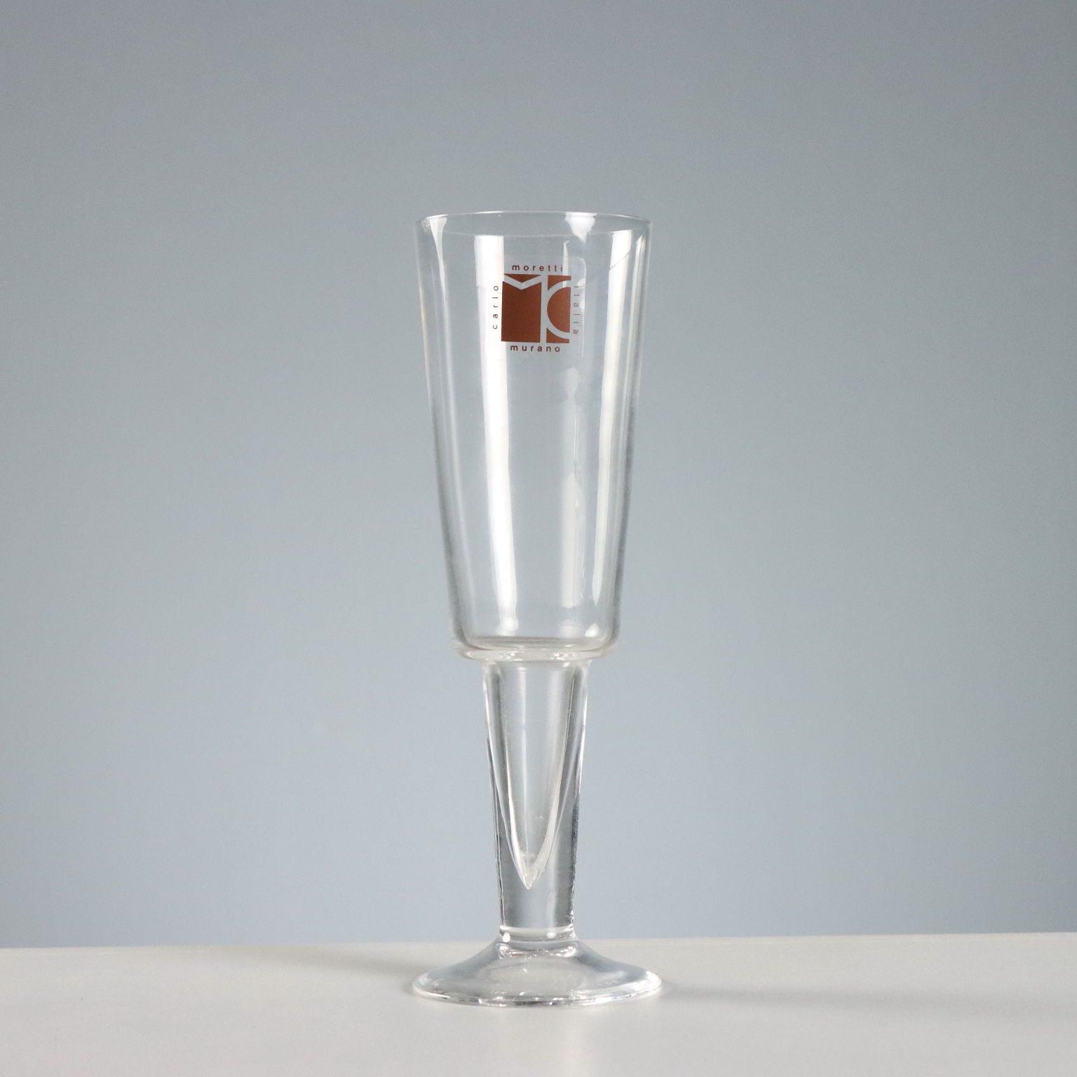 Six verres en verre de Murano Carlo Moretti photo for sale