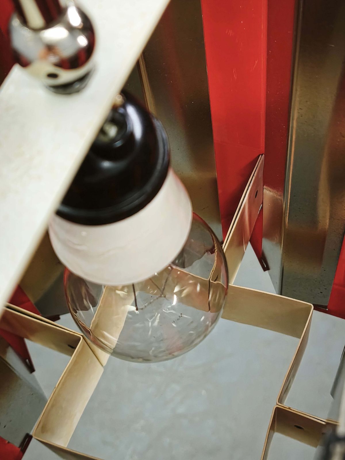 Napako Space Age hanglamp ca. jaren 1960, Tsjecho-Slowakije photo for sale