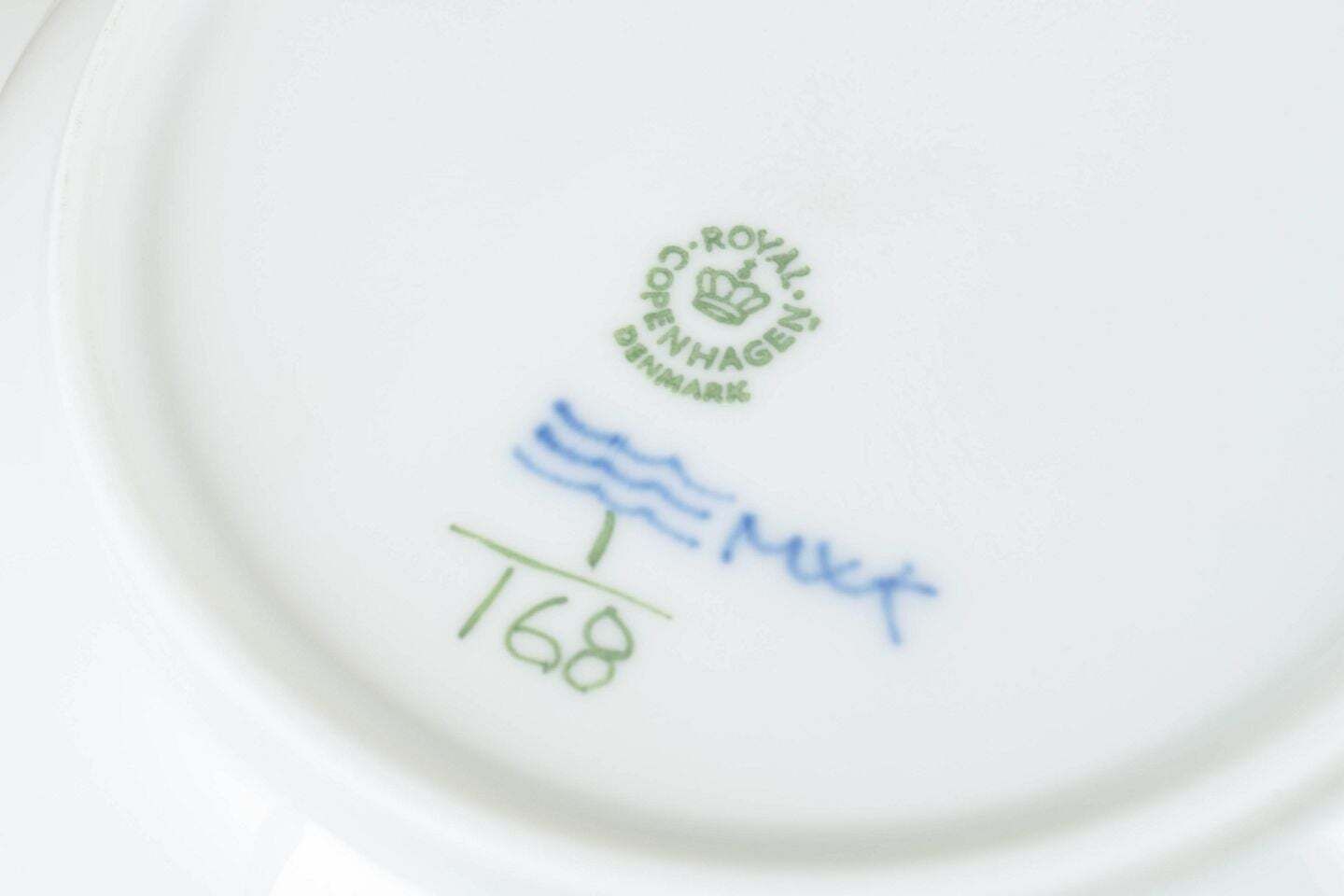 Royal Copenhagen, Blue Fluted Plain. Set van vier pastaborden in porselein. photo Woonaccessoires