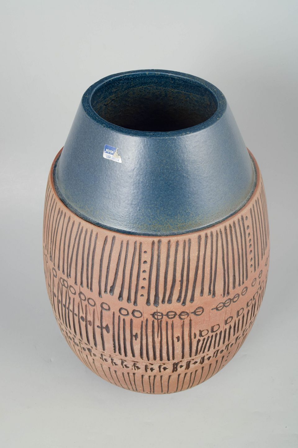 Grand vase de sol « Granada » en grès pour Gustavsberg, par Lisa Larson, années 1960-1970 photo furniture