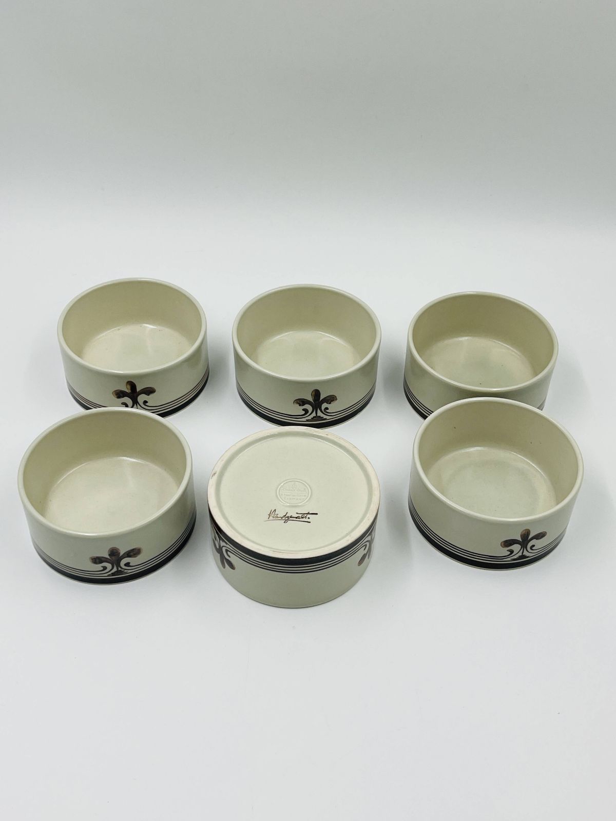 photo furniture 6 Rosenthal Studio Line "Siena" Ramekins By Richard Scharrer 1970