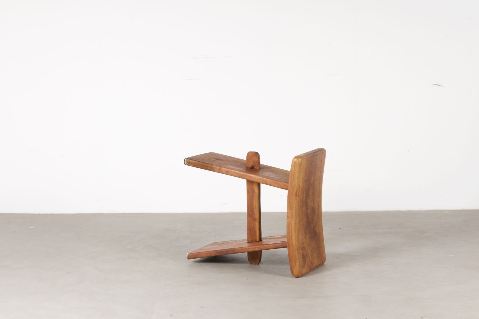 Tree Cycled Emi Mid Century Modern Vernacular Wooden Stool photo buy